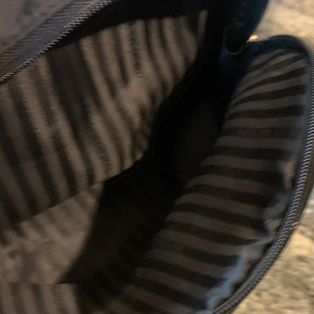 Victoria's Secret Black Travel Bag with Red and Pink Accents - Picture 3 of 4